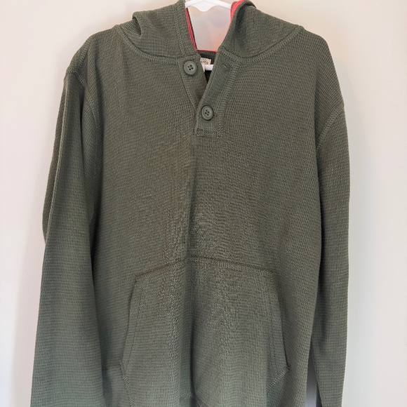 Crewcuts Kids Green Waffle Pullover 8–9 NWOT - Picture 1 of 4